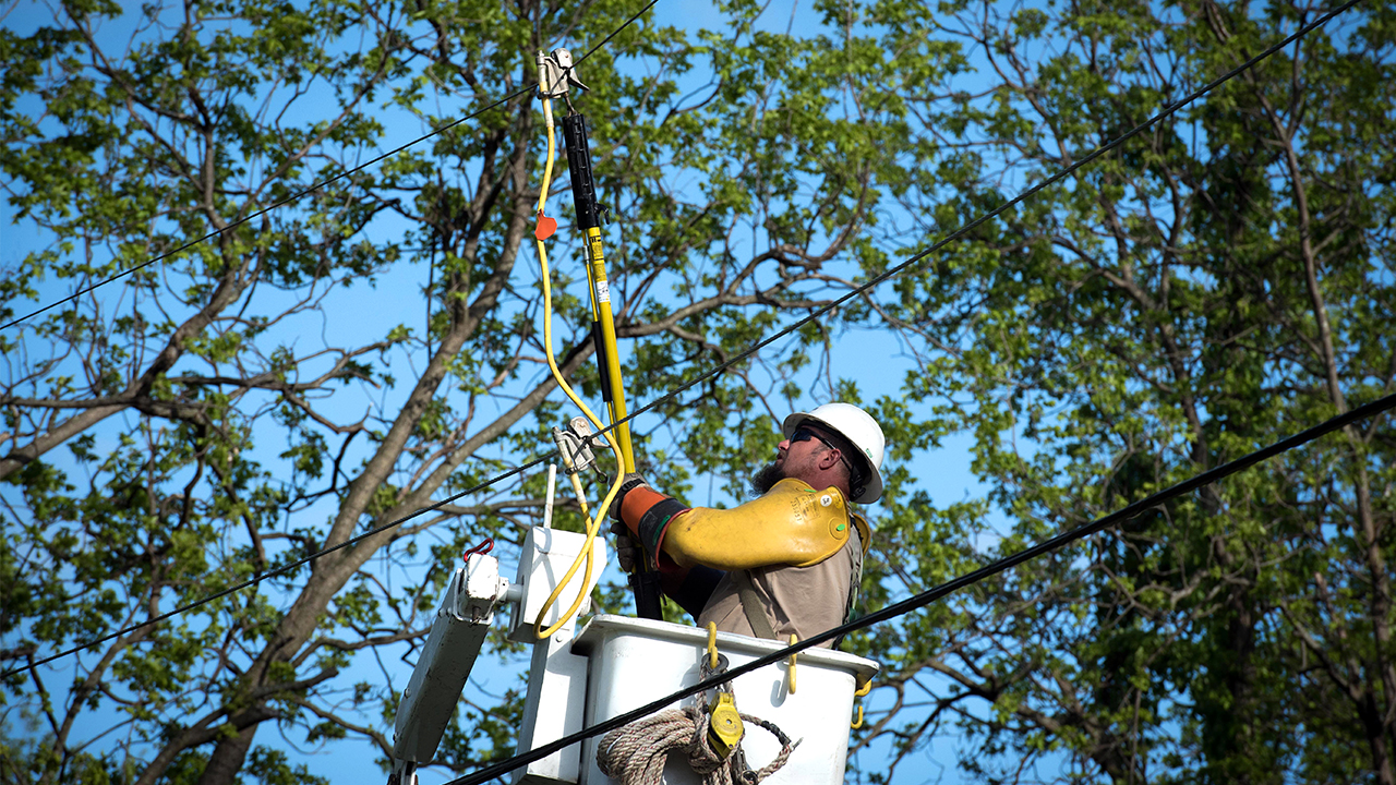 Restoration near Cleveland on April 13, 2020.